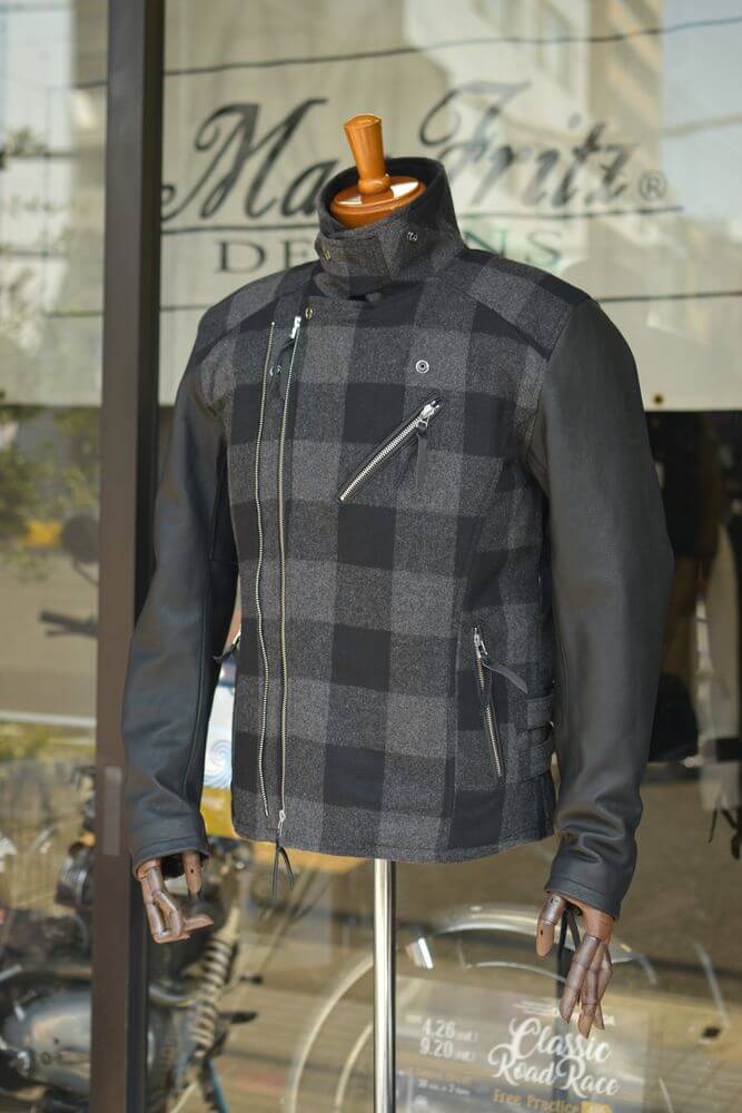 ブロックチェックダブルライダース/MFB-2568 マックスフリッツ神戸