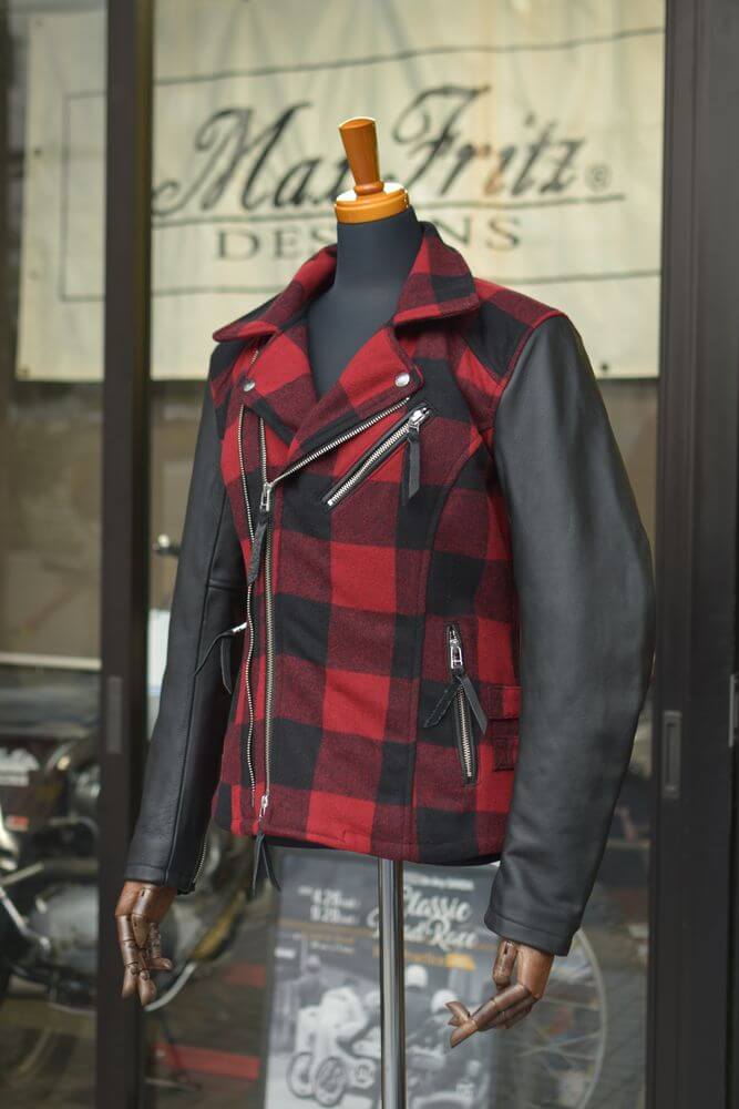 ブロックチェックダブルライダース/MFB-2568 マックスフリッツ神戸