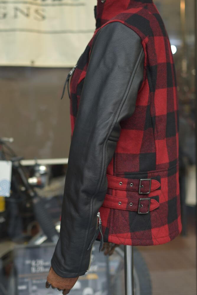 ブロックチェックダブルライダース/MFB-2568 マックスフリッツ神戸