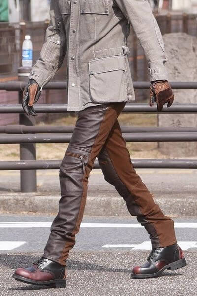 ヒートガードハーフレザーパンツ / MFP-2472 Men's | Men'sPANTS