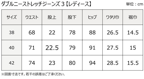 ダブルニーストレッチジーンズ３/MFP-2555【マックスフリッツ神戸】