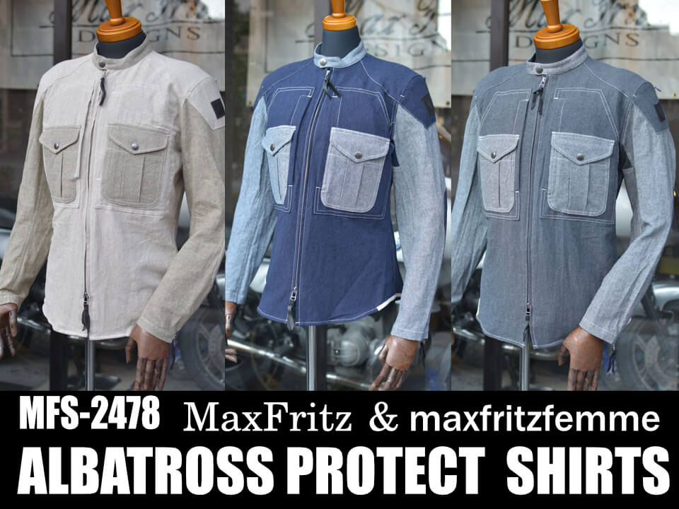 マックスフリッツ神戸　プロテクトアルバトロスシャツ　MFS-2478