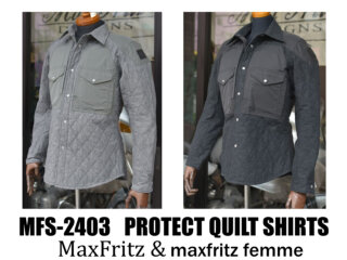 MFS-2403/プロテクトキルトシャツ　マックスフリッツ